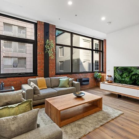 1-Bed Warehouse Conversion In Melbourne Cbd Daire Dış mekan fotoğraf